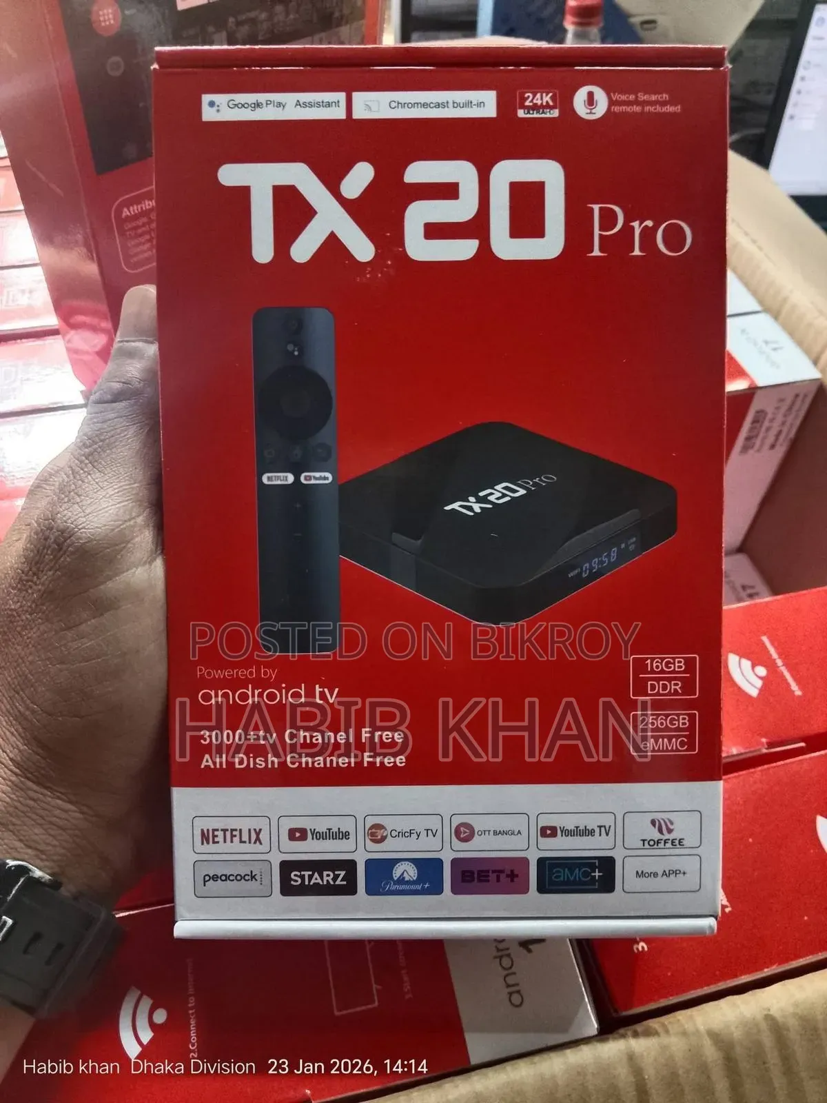 Android TV Box Tx20 Pro