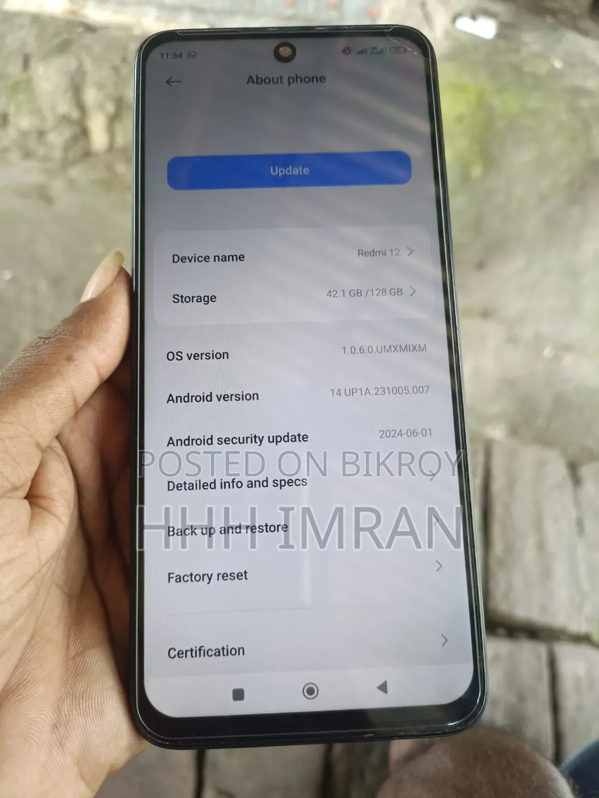 Xiaomi Redmi Note 12 128 GB Black