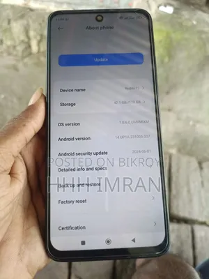 Xiaomi Redmi Note 12 128 GB Black