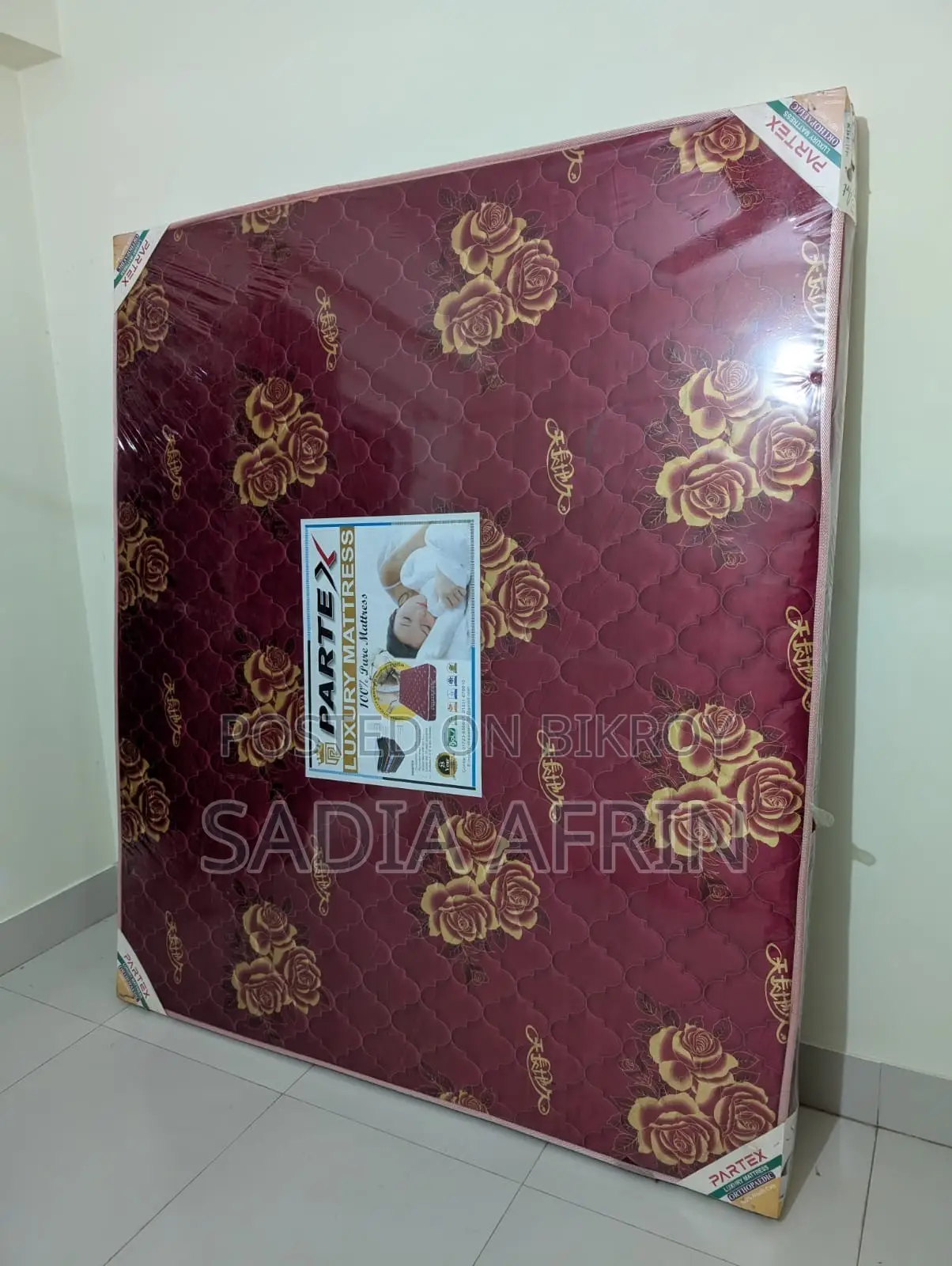 বেড ম্যাট্রেস + তোষক সাইজ: ৬.৫ ফুট × ৫.৫ ফুট