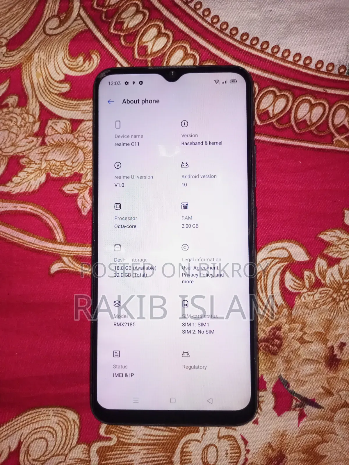 Realme C11 2021 32 GB Black