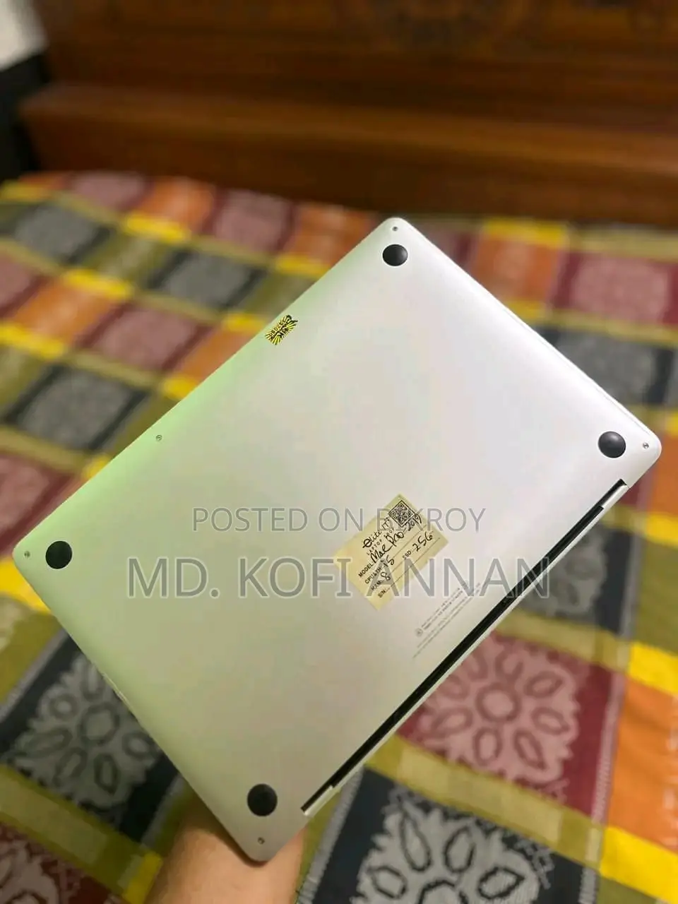 ল্যাপটপ অ্যাপল ম্যাকবুক ২০১৯ ৮জিবি ইন্টেল কোর আই৫ এসএসডি ২৫৬জিবি
