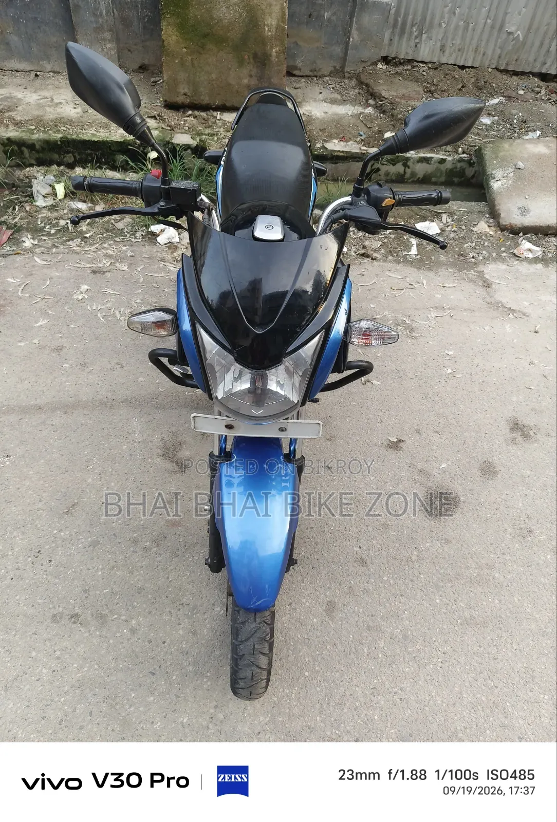 TVS Stryker 125 2019 Blue