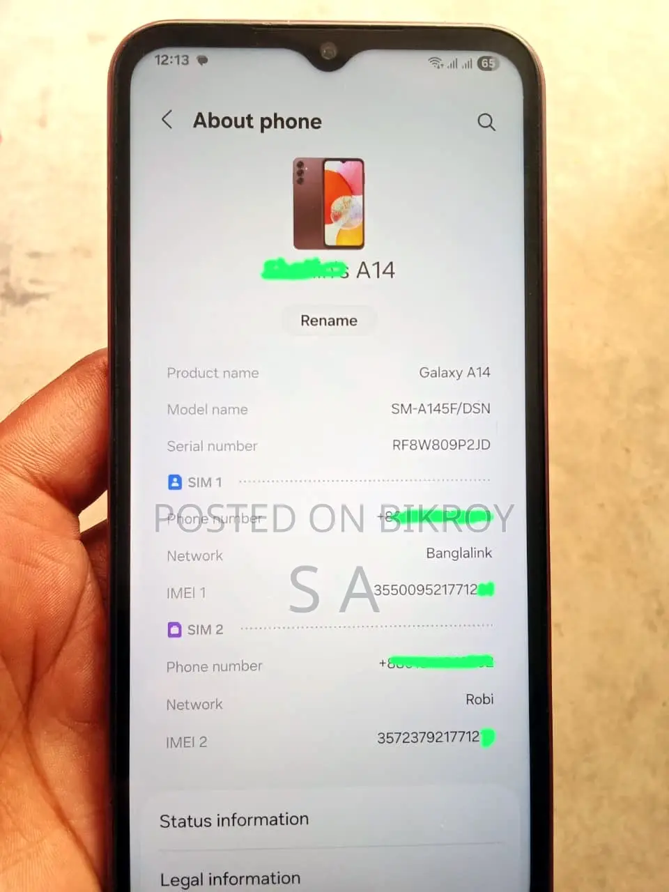 Samsung Galaxy A14 128 GB Red