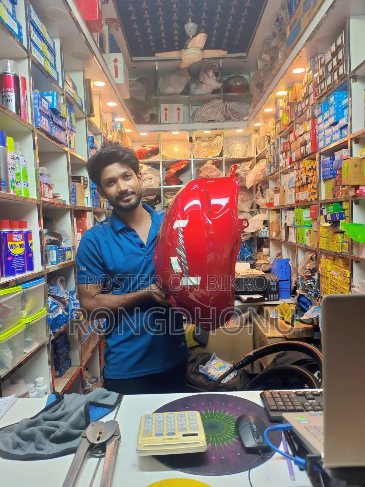 ফুয়েল ট্যাংক পালসার ইউজি ৪ লাল রঙ