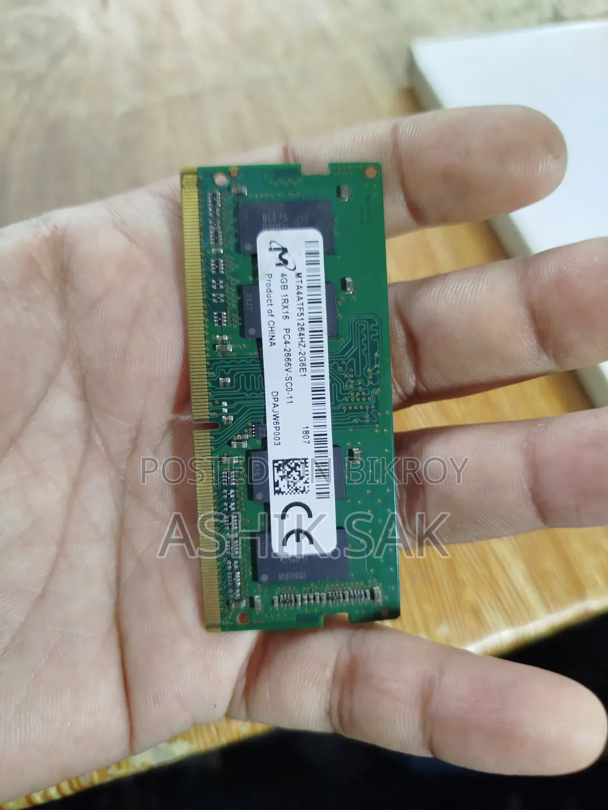 Laptop 💻 Ram