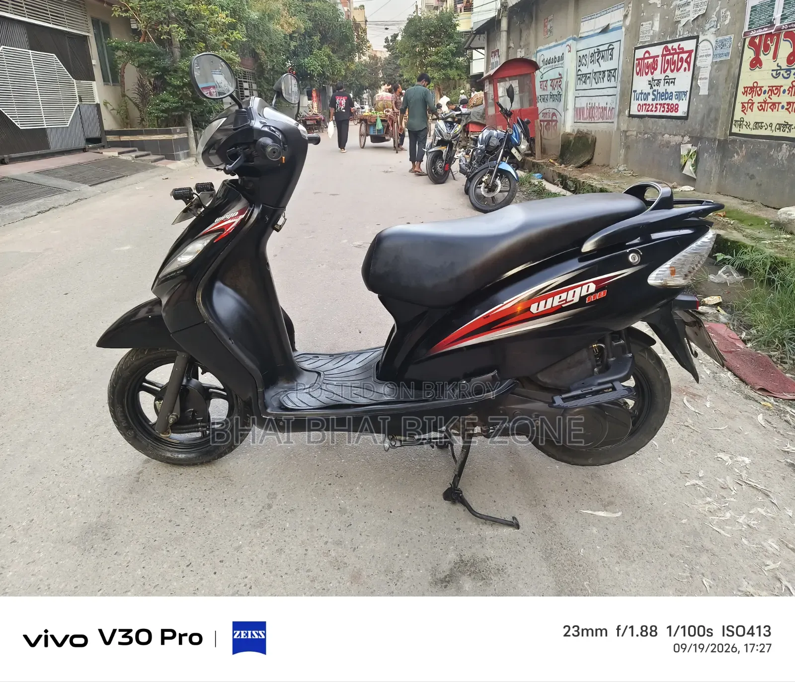 TVS Wego 2018 Black