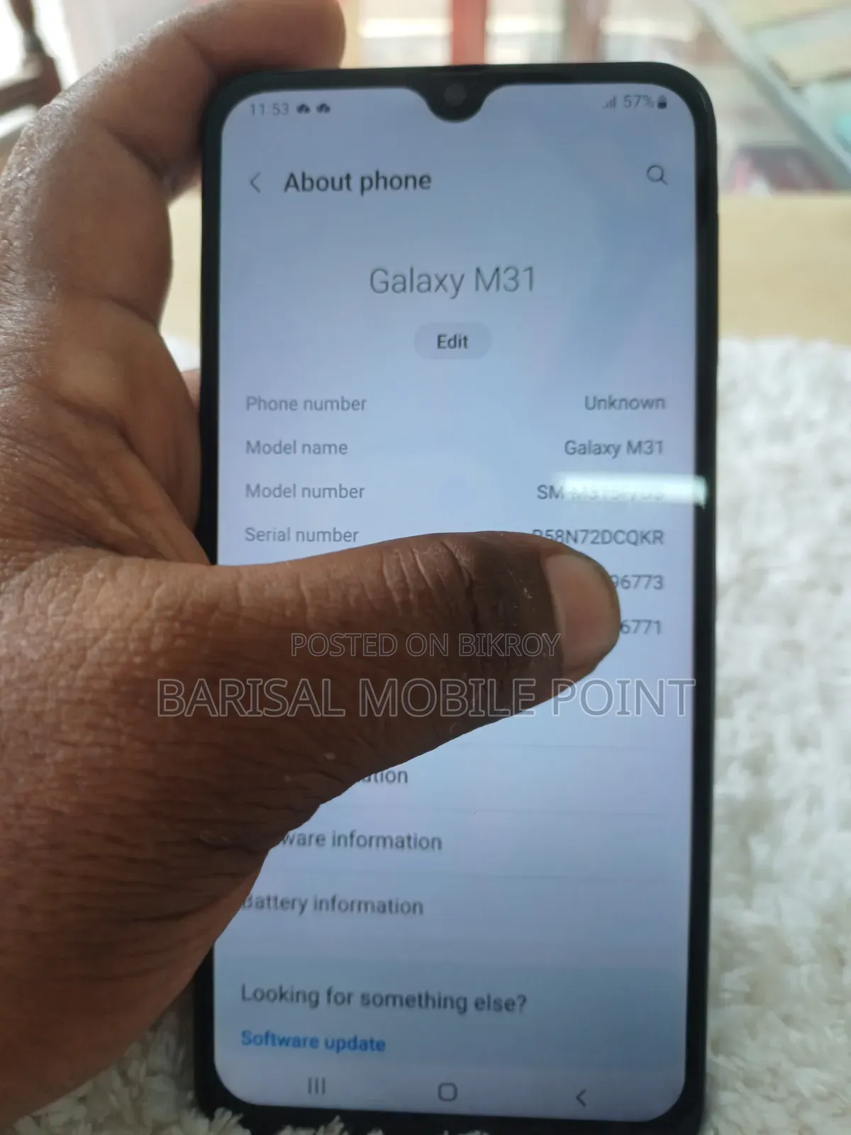 Samsung Galaxy M31 64 GB Blue