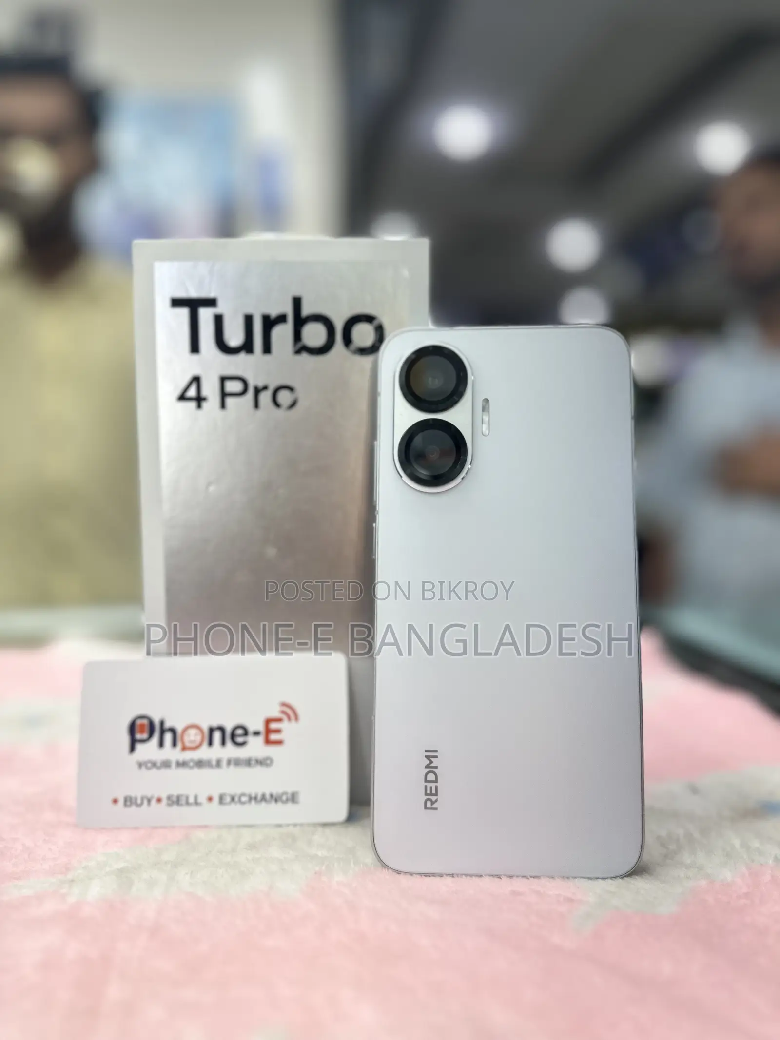 Xiaomi Redmi Turbo 4 Pro ২৫৬ জিবি সাদা