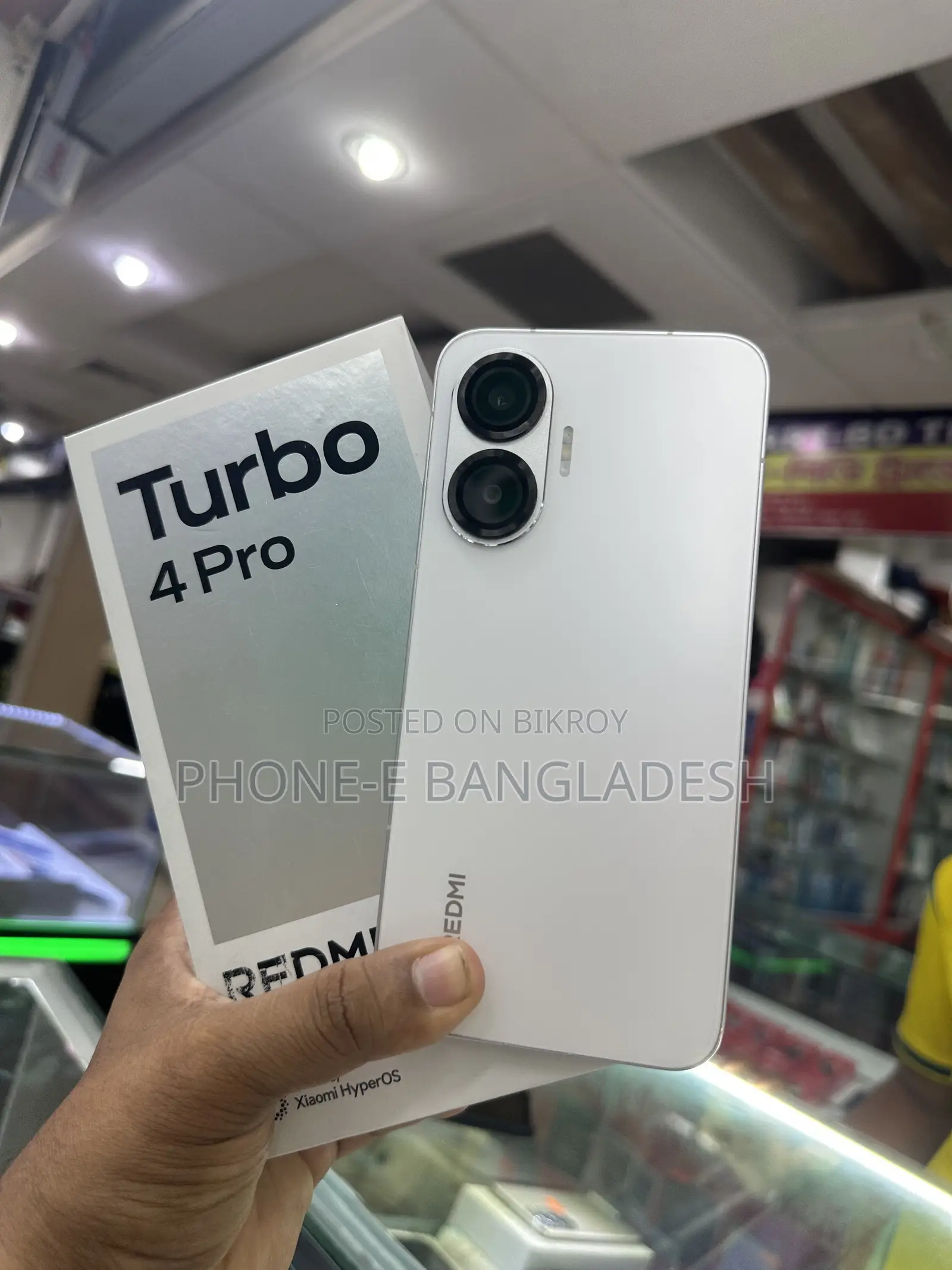 Xiaomi Redmi Turbo 4 Pro ২৫৬ জিবি সাদা