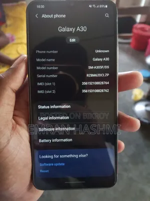 Samsung Galaxy A30 ৬৪ জিবি সাদা