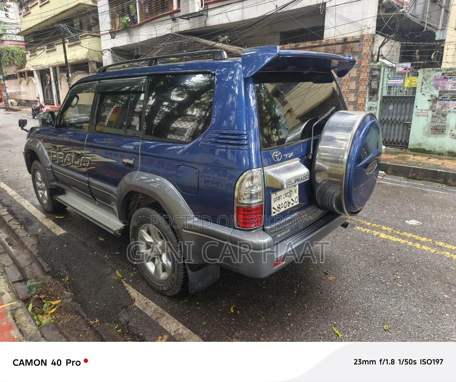Toyota Land Cruiser Prado 2.7 16V 3-door 1999 Blue