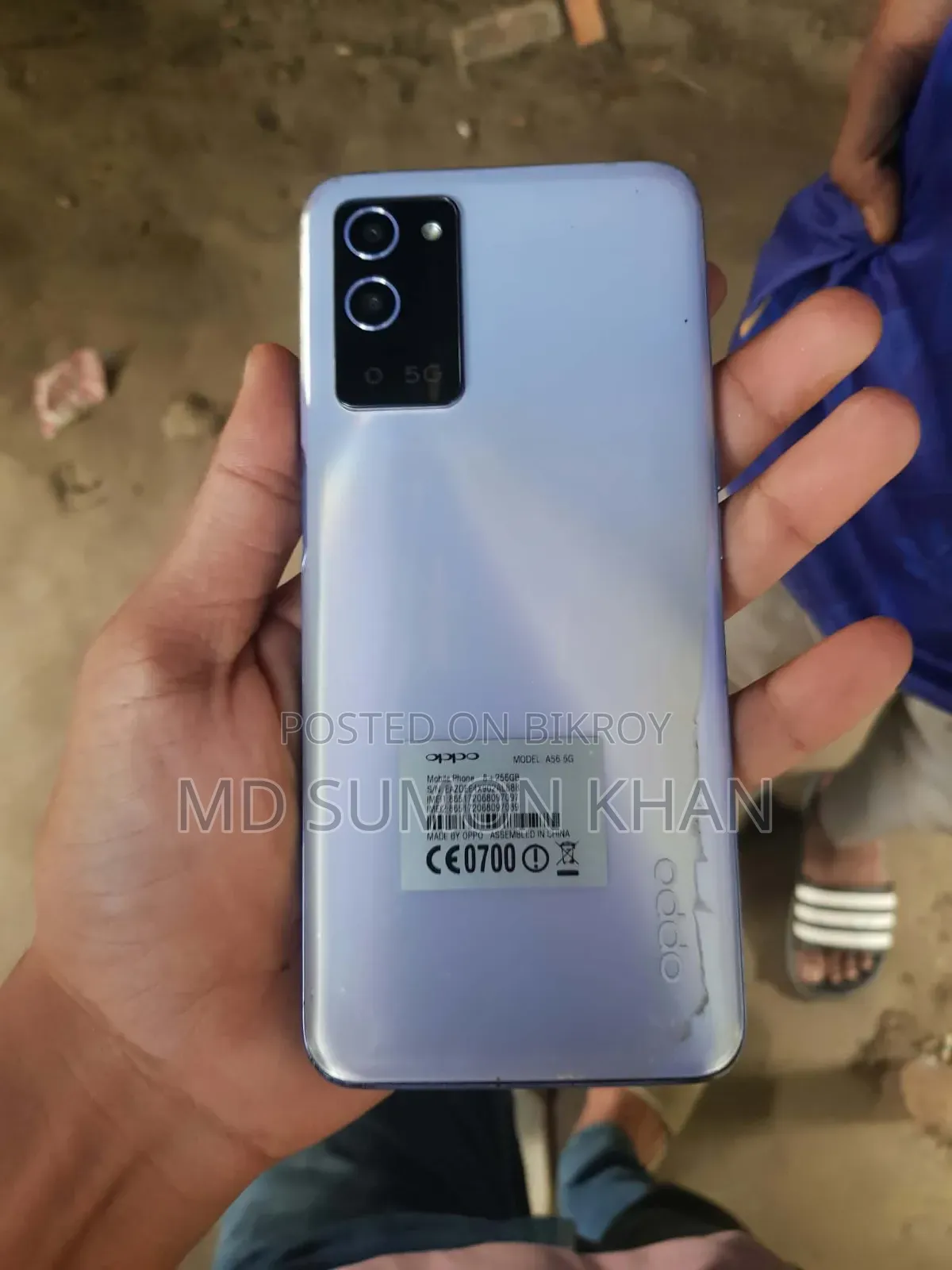Oppo A56 5G 256 GB Silver