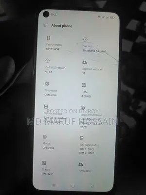 Oppo A54 64 GB Blue