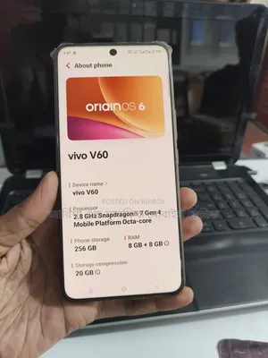 ভিভো ভি৬০ ২৫৬ জিবি রোজ গোল্ড