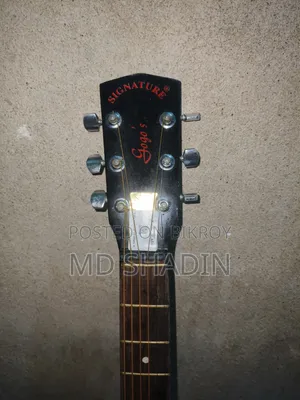 Signature Gogos Black Original Guitar.