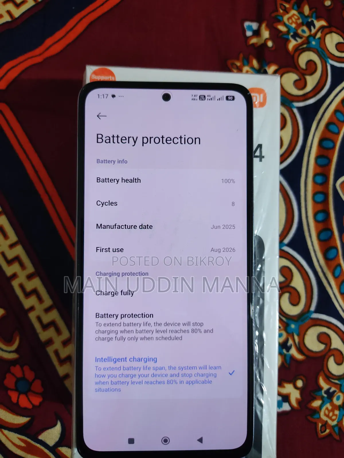 Xiaomi Redmi Note 14 4G 128 GB Purple