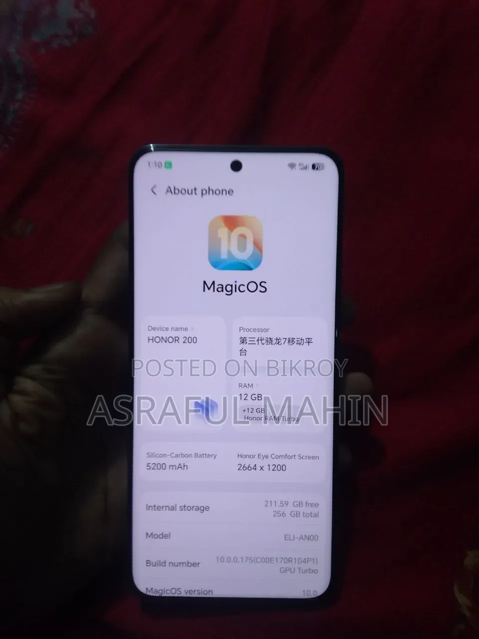 New Honor 200 256 GB