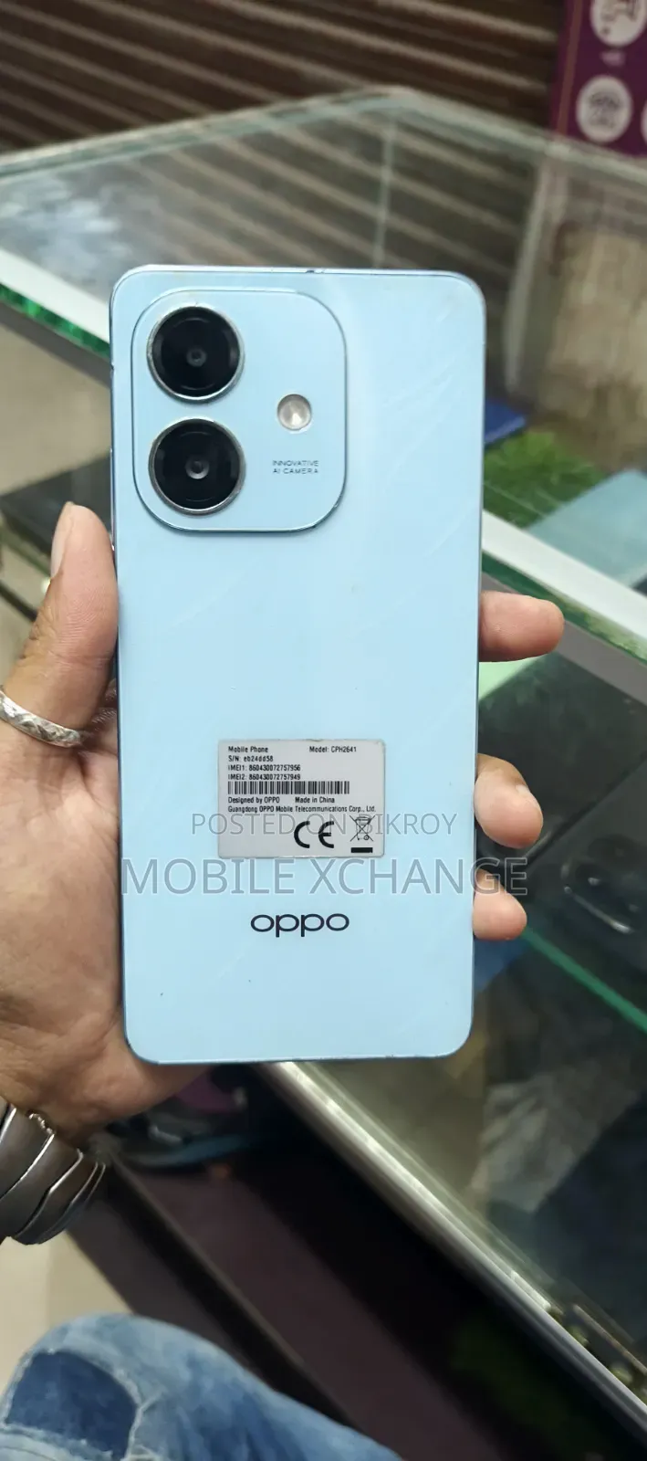 Oppo A3x 128 GB Blue