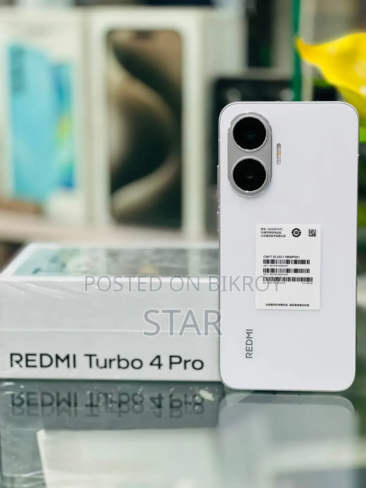 Xiaomi Redmi Turbo 4 Pro 256 GB White