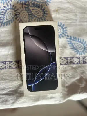 New Apple iPhone 16 Pro Max 256 GB Black