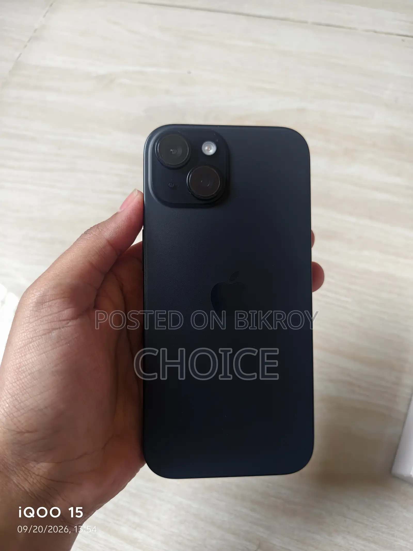 অ্যাপল আইফোন ১৫ ১২৮ জিবি ব্ল্যাক