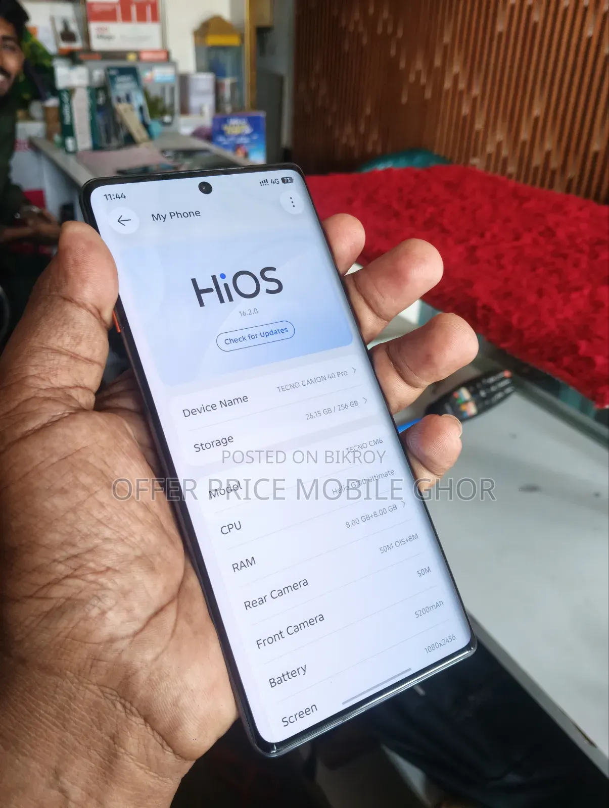 Tecno Camon 40 Pro 4G 256 GB Blue