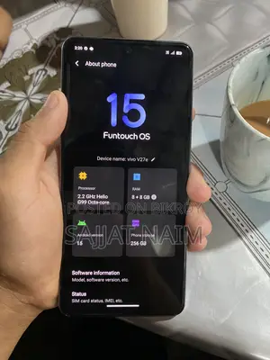 Vivo V27e 256 GB Silver