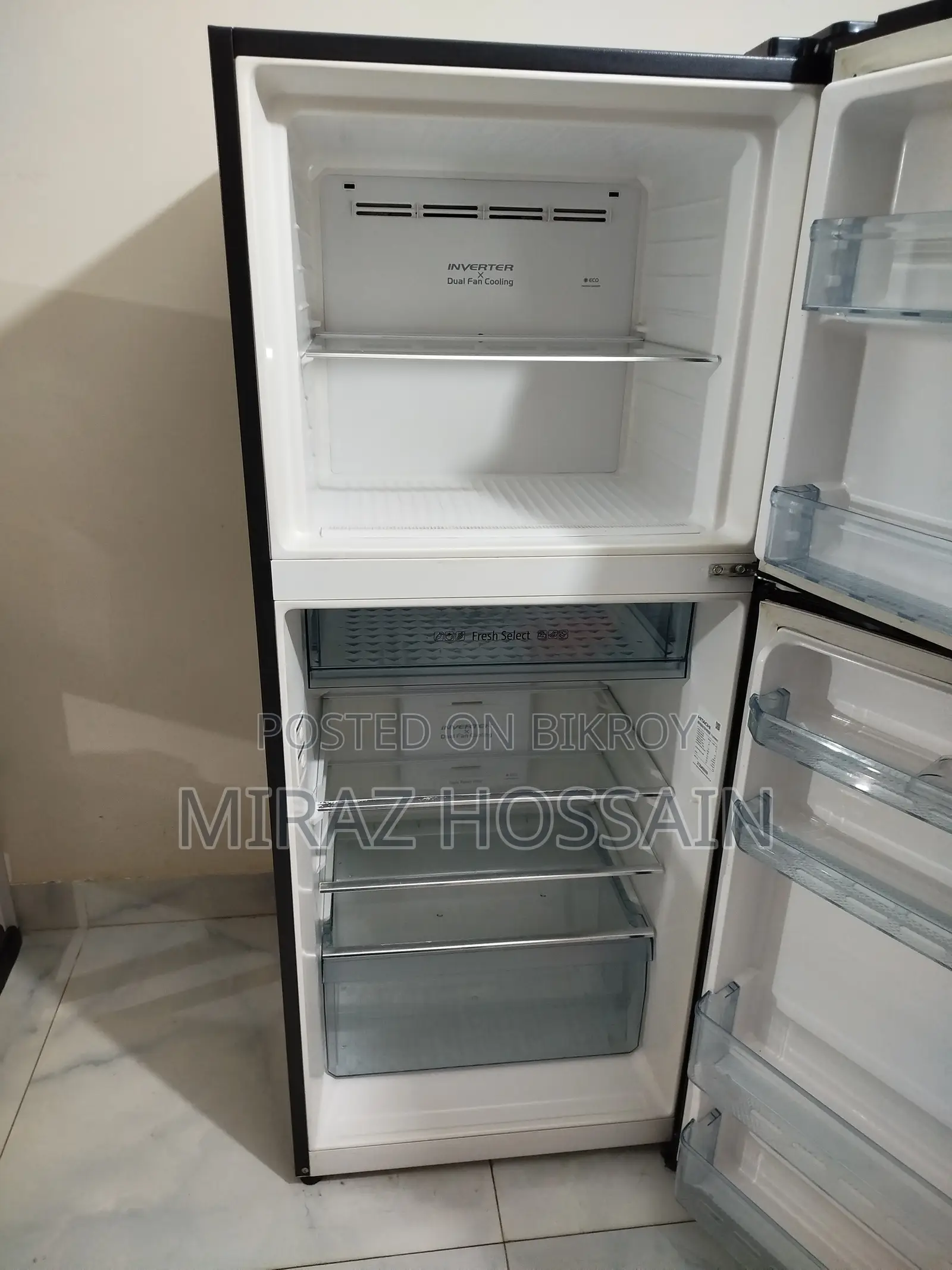 Hitachi Inverter Refrigerator R-Vg420p8pb | 375L | Non Frost |(KD)