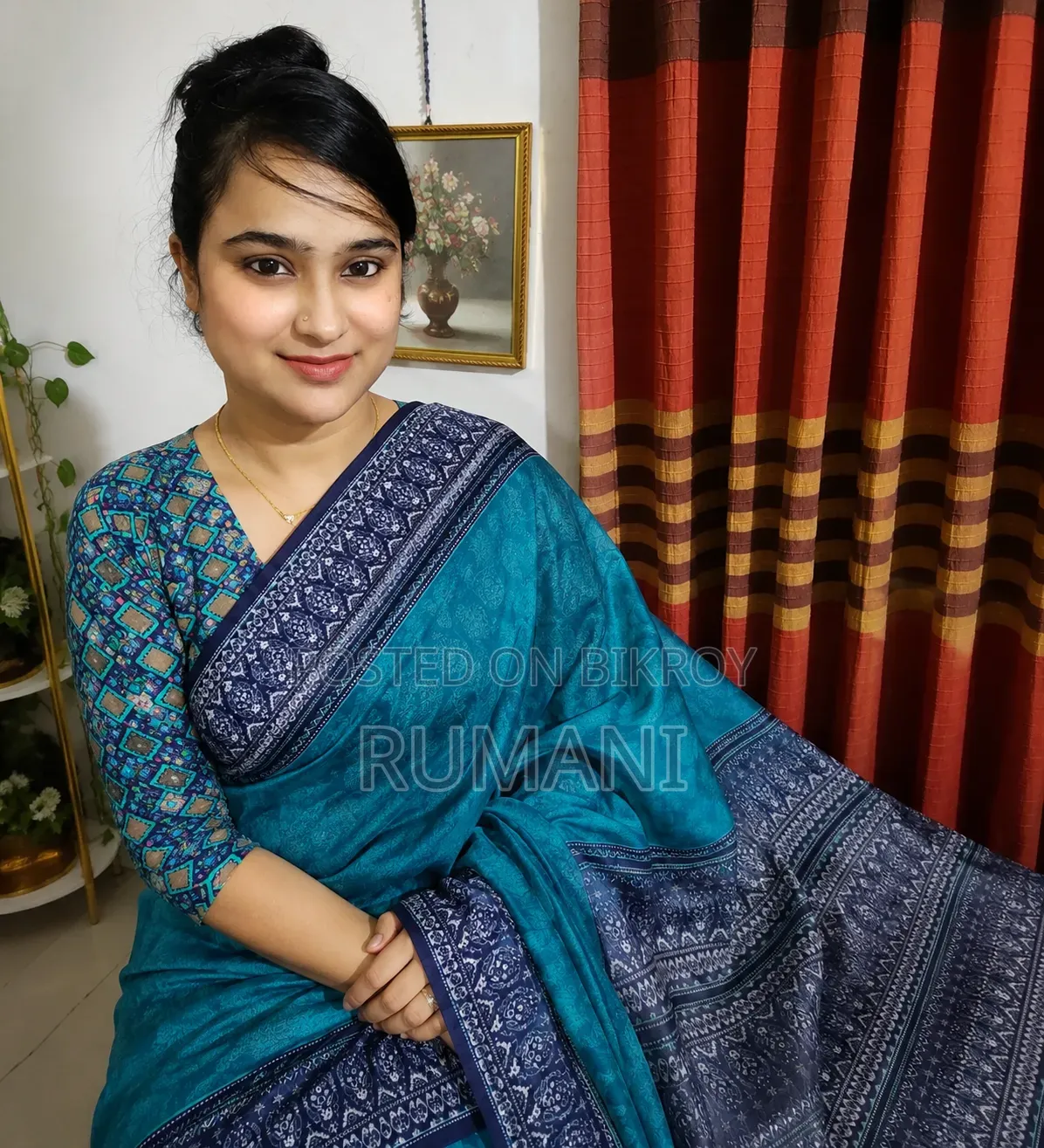 প্রিমিয়াম কোয়ালিটির চান্দেরি শাড়ি