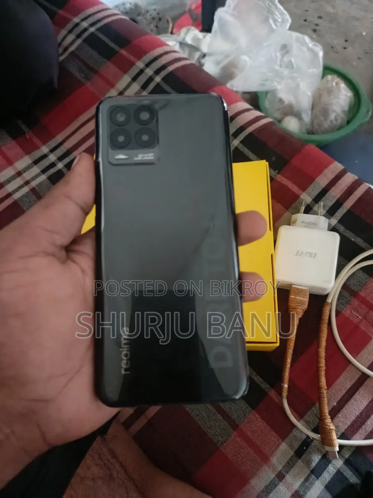 রিয়েলমি ৮ ৫জি ১২৮ জিবি কালো