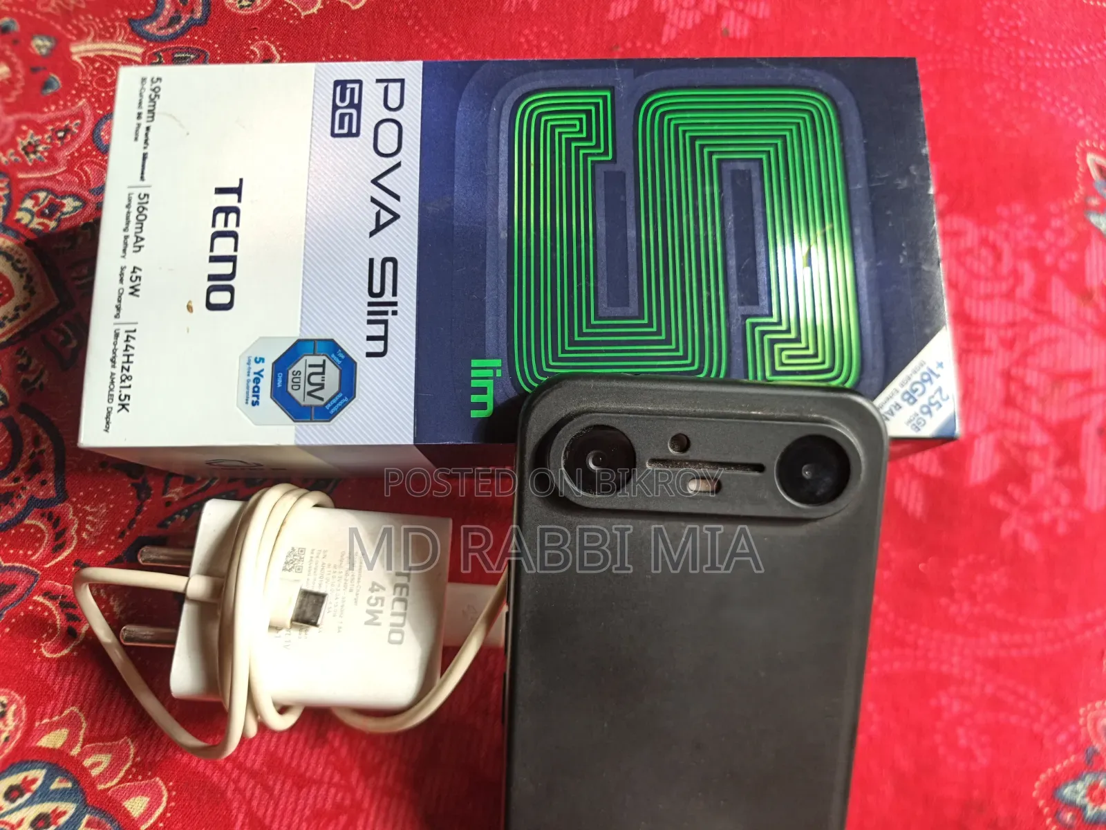 Tecno Pova Slim 5G 256 GB Black
