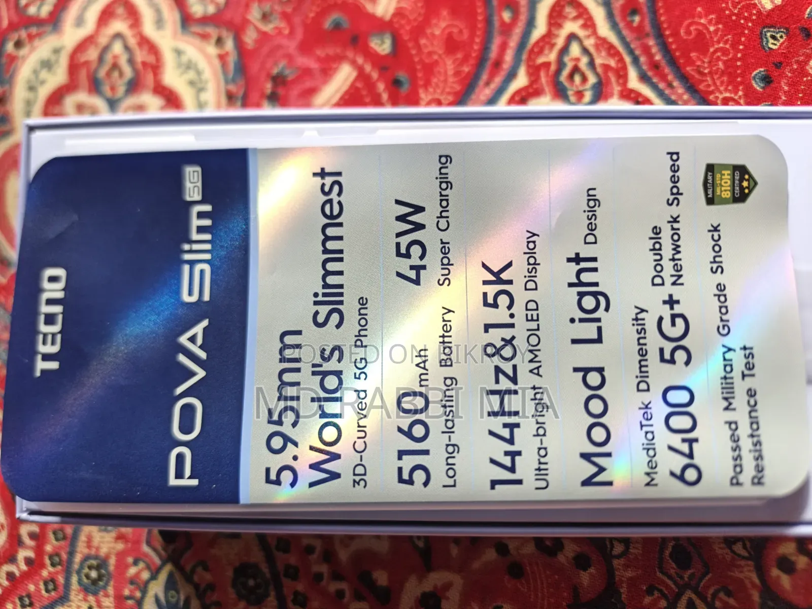 Tecno Pova Slim 5G 256 GB Black