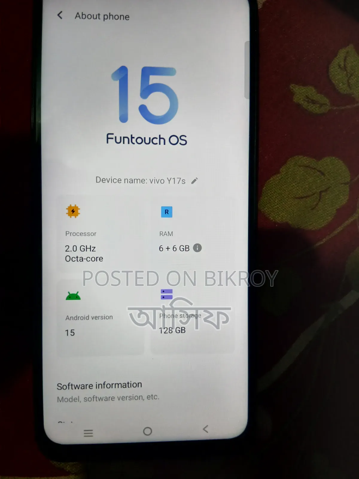 Vivo Y17s 128 GB