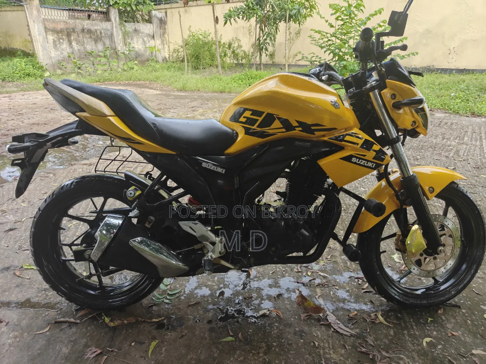 Suzuki Gixxer 2023 Yellow