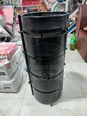 4 Layer Round Kitchen Rack