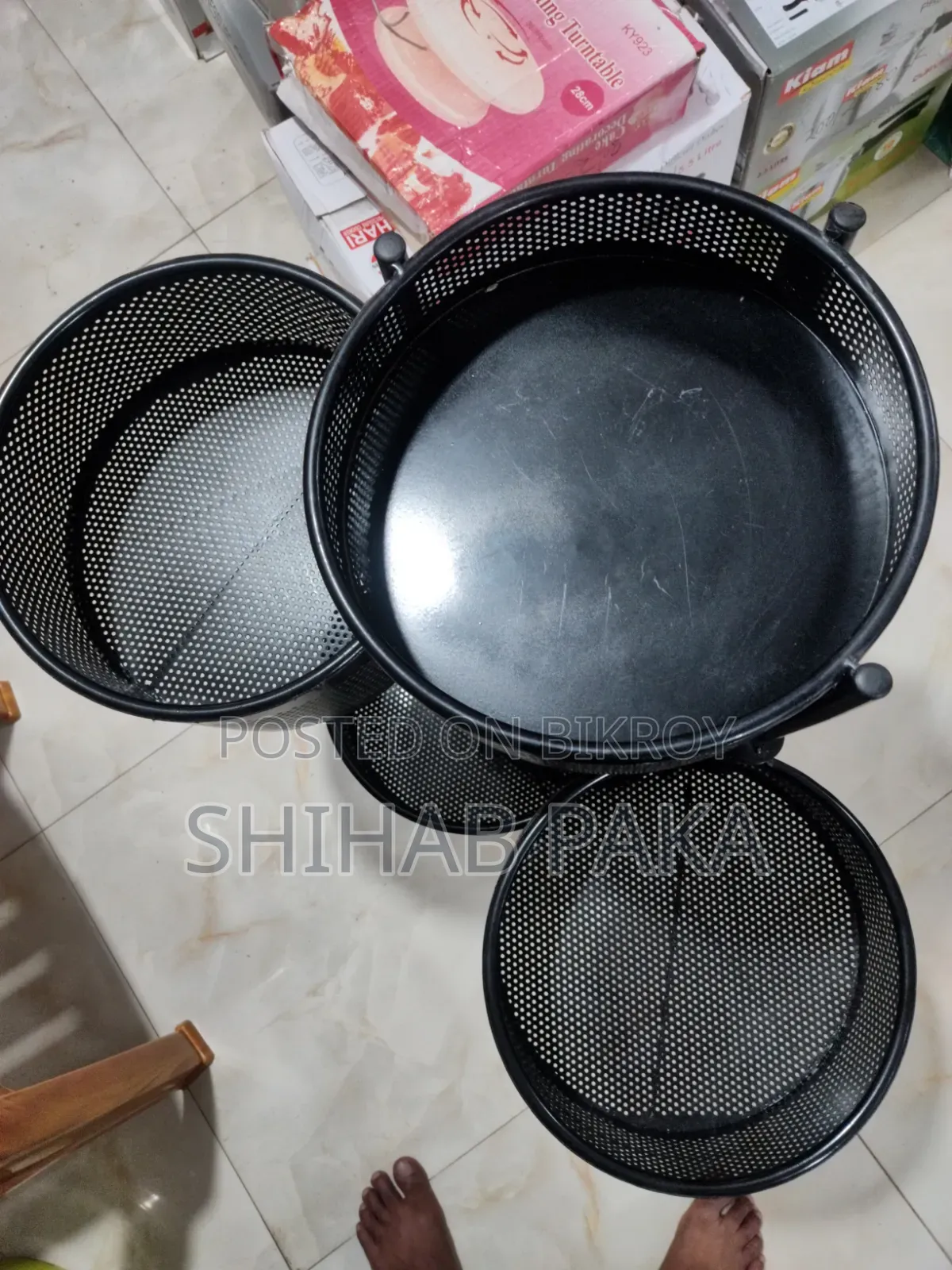 4 Layer Round Kitchen Rack