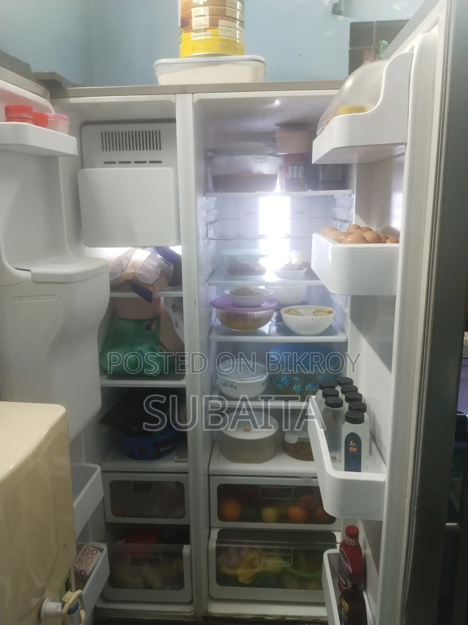 Double-Door Fridge