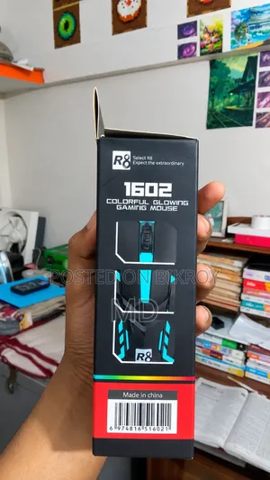 ১৬০২ এলইডি কালারফুল গ্লোয়িং গেমিং মাউস