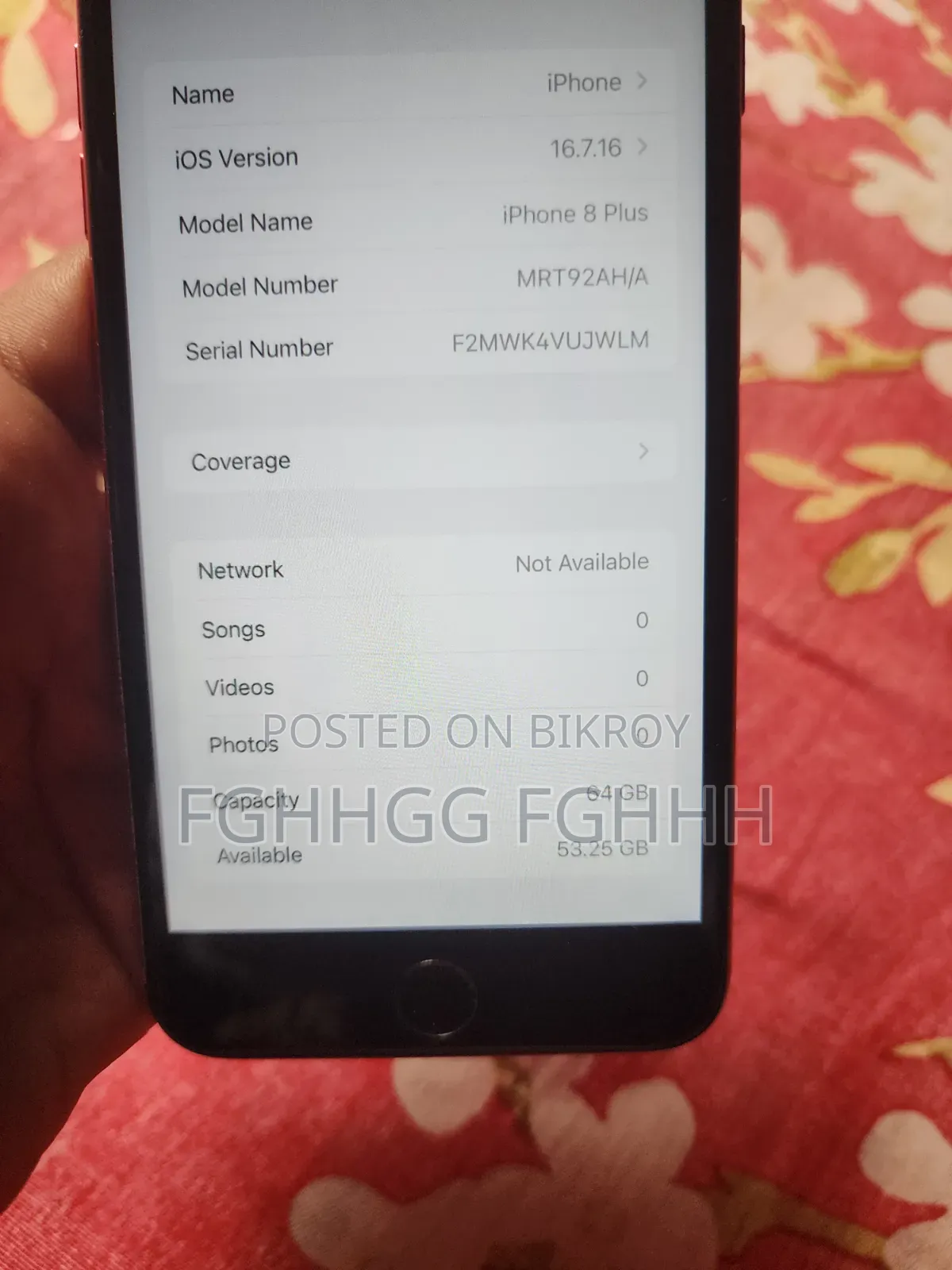 Apple iPhone 8 Plus 64 GB Red