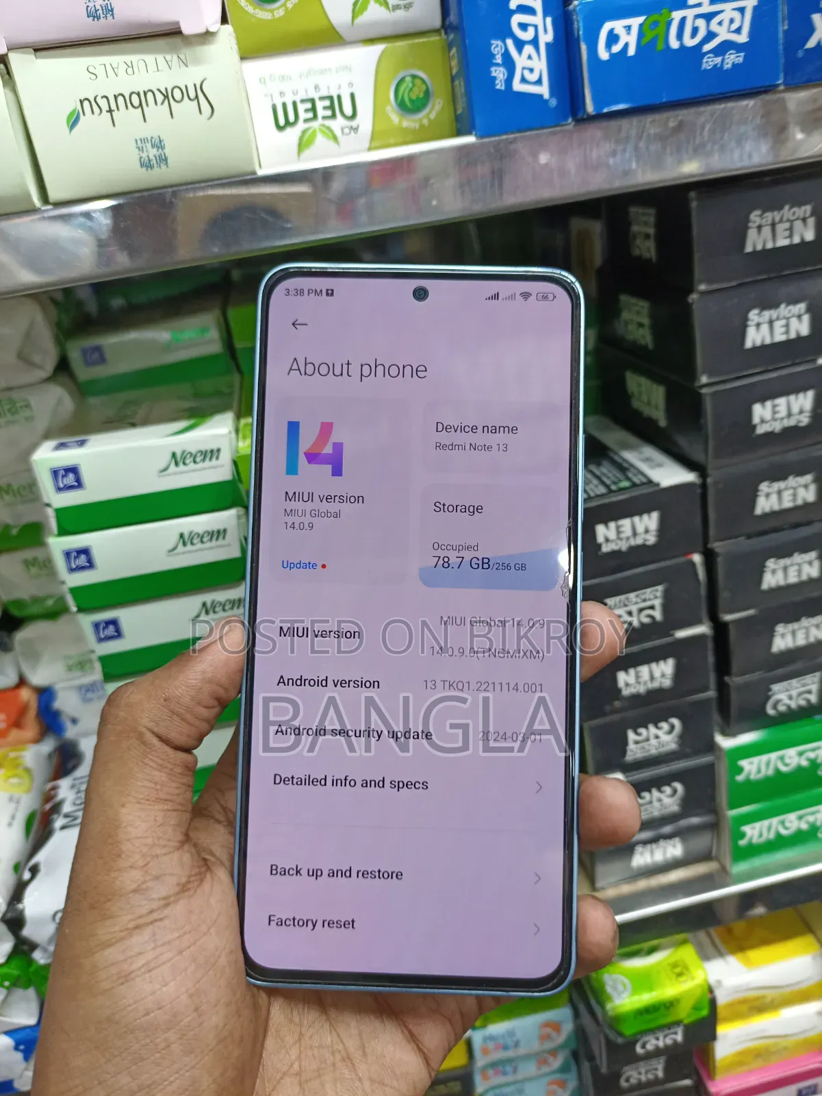 Xiaomi Redmi Note 13 256 GB Blue