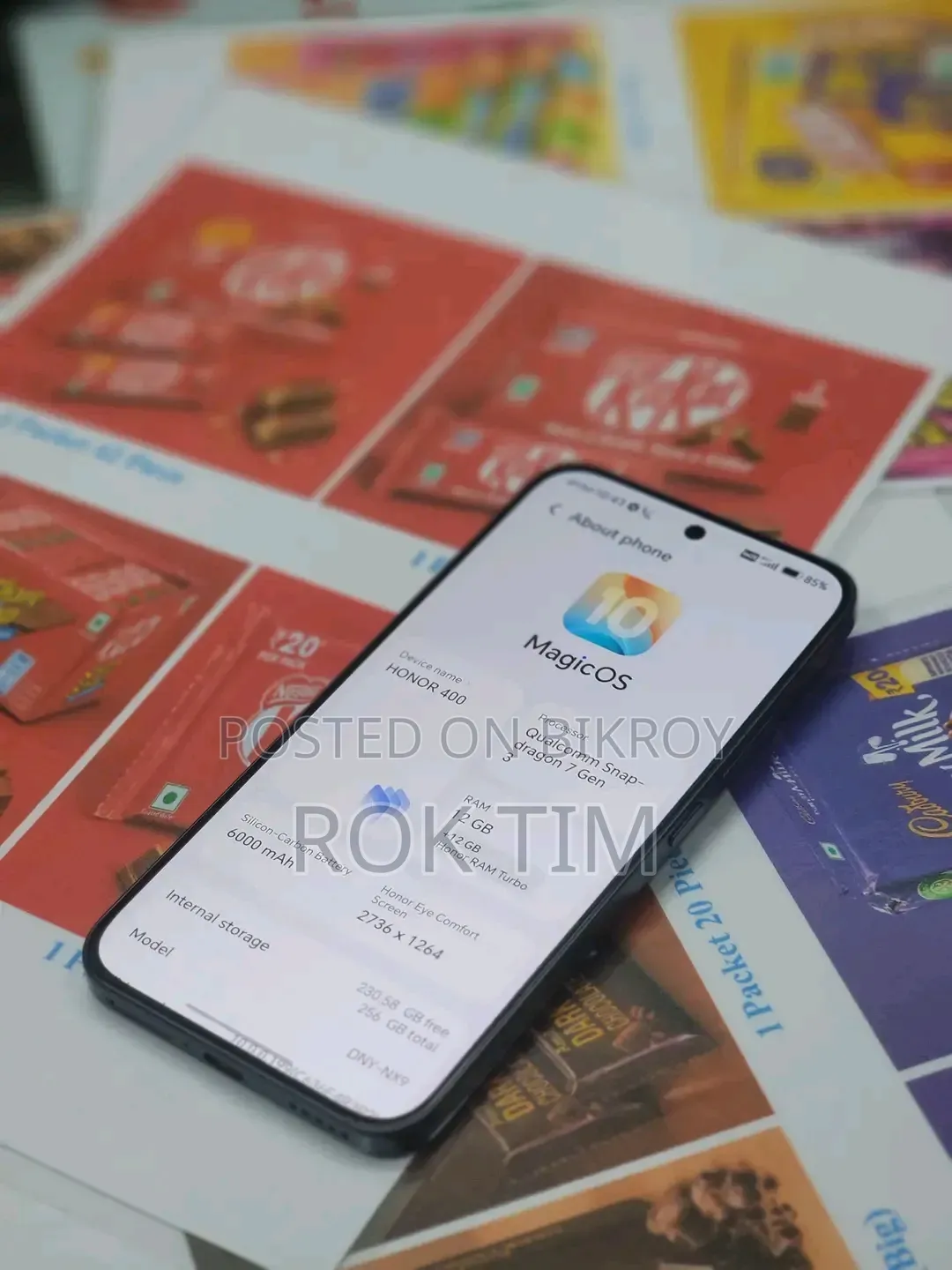অনার ৪০০ ২৫৬ জিবি ব্ল্যাক