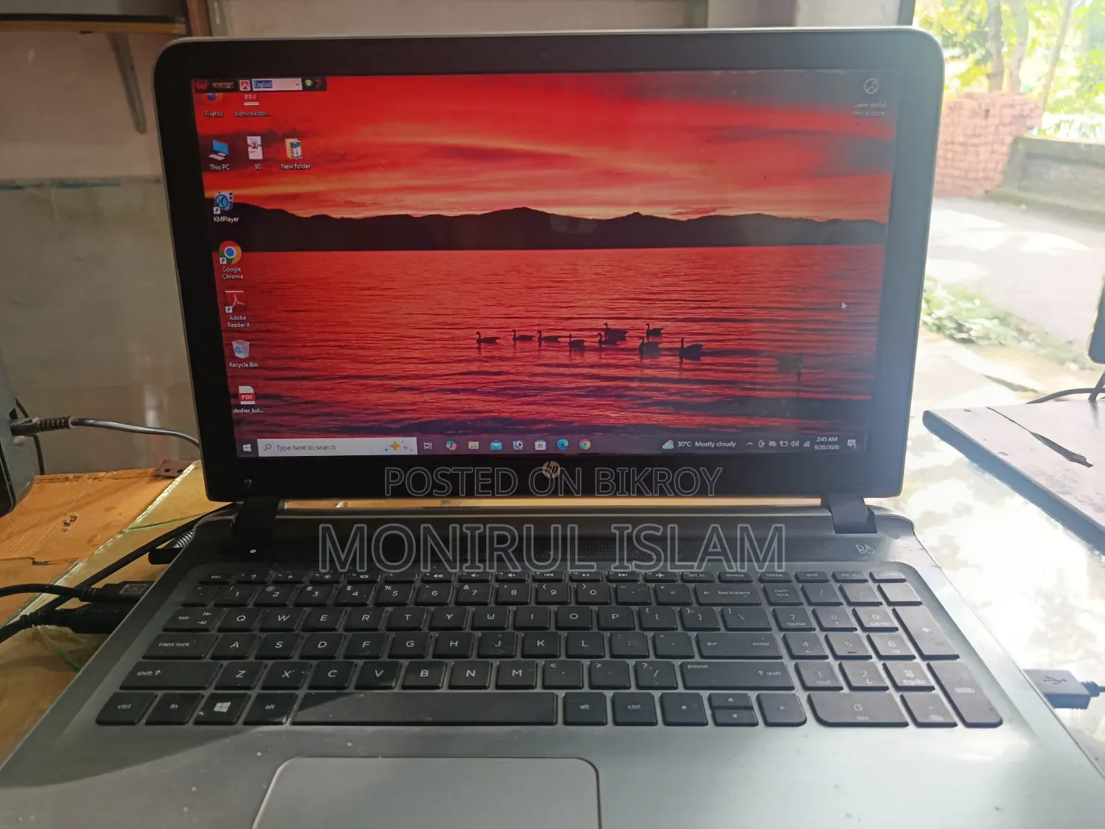Laptop HP 15 4GB Intel Core i3 SSD 500GB