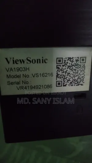 জরুরি বিক্রি! ViewSonic VA1903H Monitor