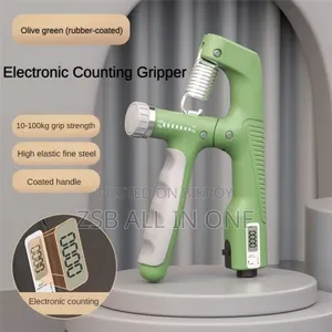 Adjustable Electronic Hand Grip 10-100kg for Fitness Training