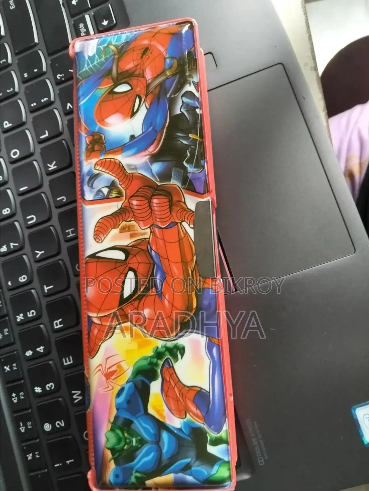 স্পাইডারম্যান পেন্সিল বক্স চিপ
