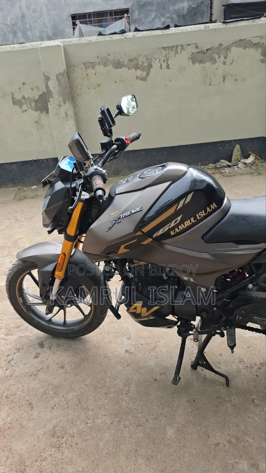 Hero Xtreme 160R 4V 2025 Brown