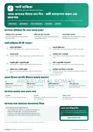 কর্মীদের হাজিরা, ছুটি ও বেতন—সহজ এক ব্যবস্থাপনায়