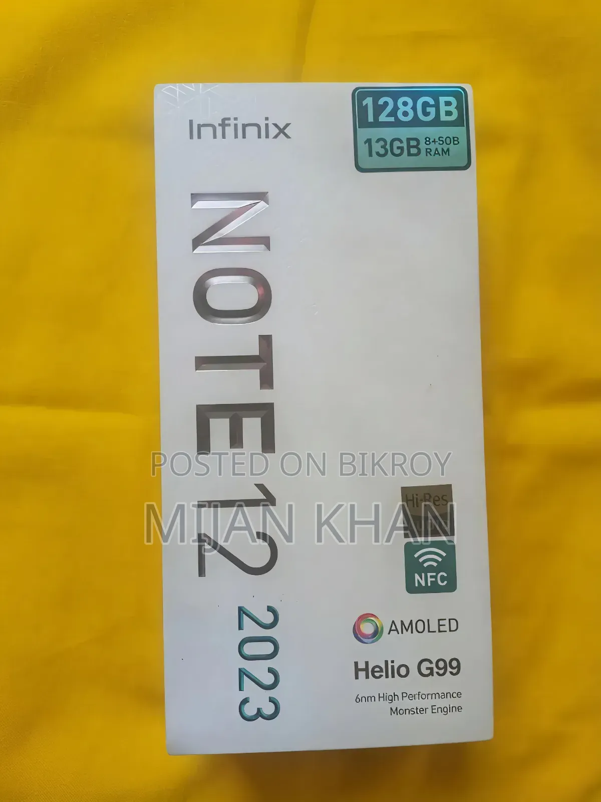 ইনফিনিক্স নোট ১২ ১২৮ জিবি হোয়াইট