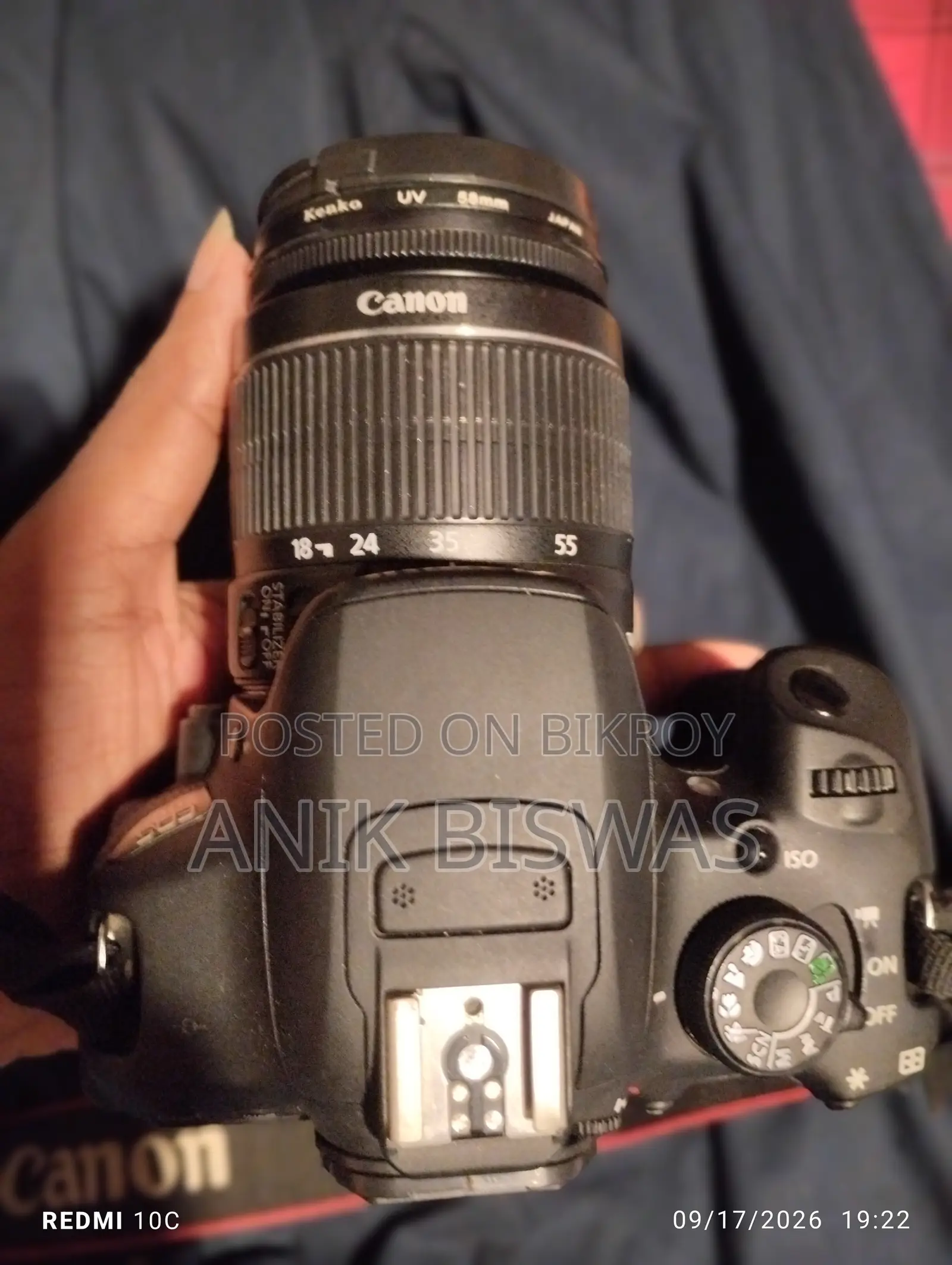 Canon EOS 700D DSLR Camera + Lens বিক্রি হবে